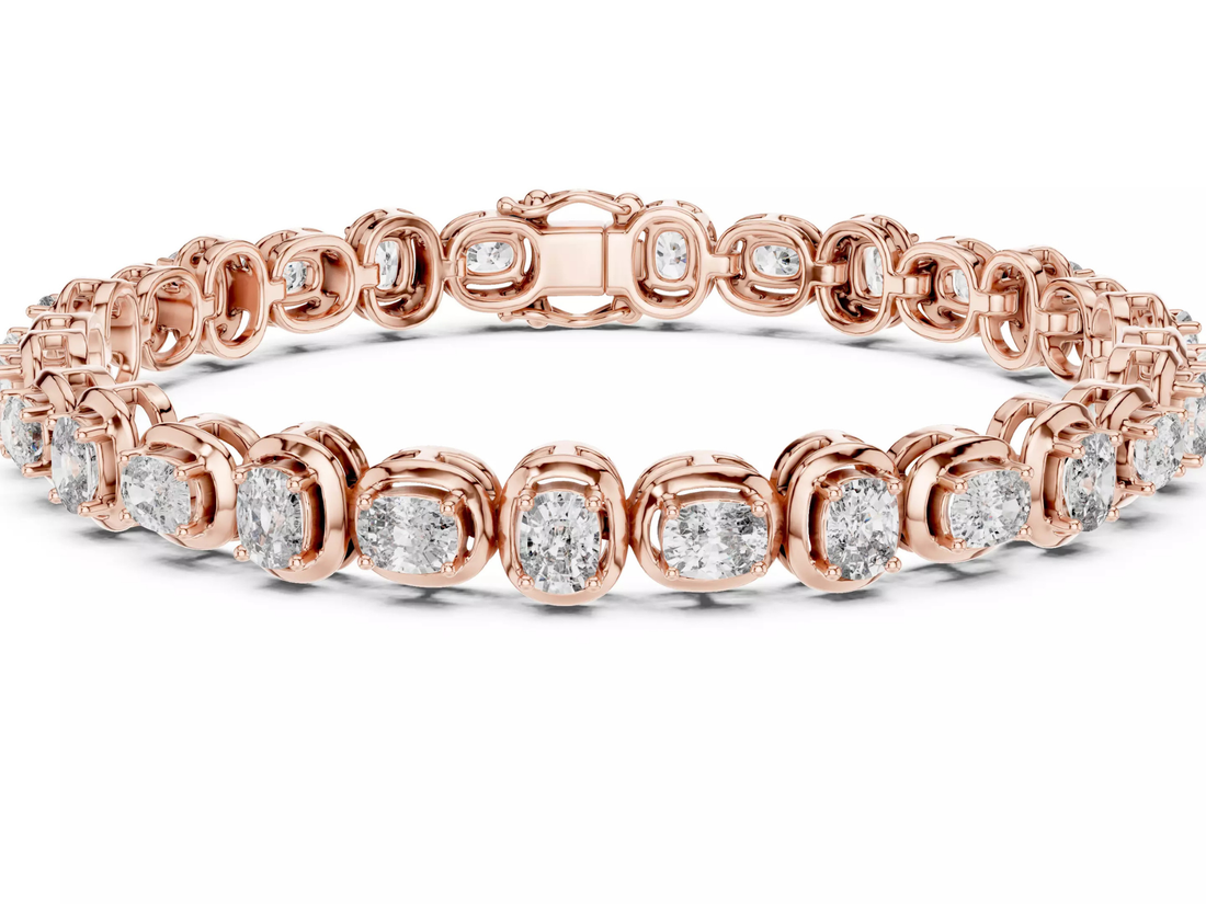 Oval Cut Diamond Tennis Bracelet Luxury Statement Jewelry
