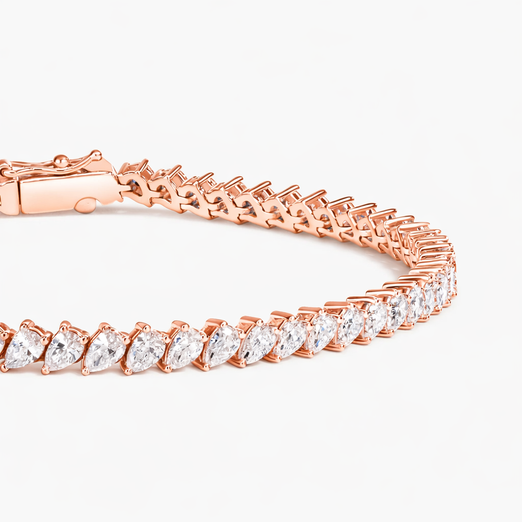 Pear Cut Diamond Tennis Bracelet Fine Jewelry