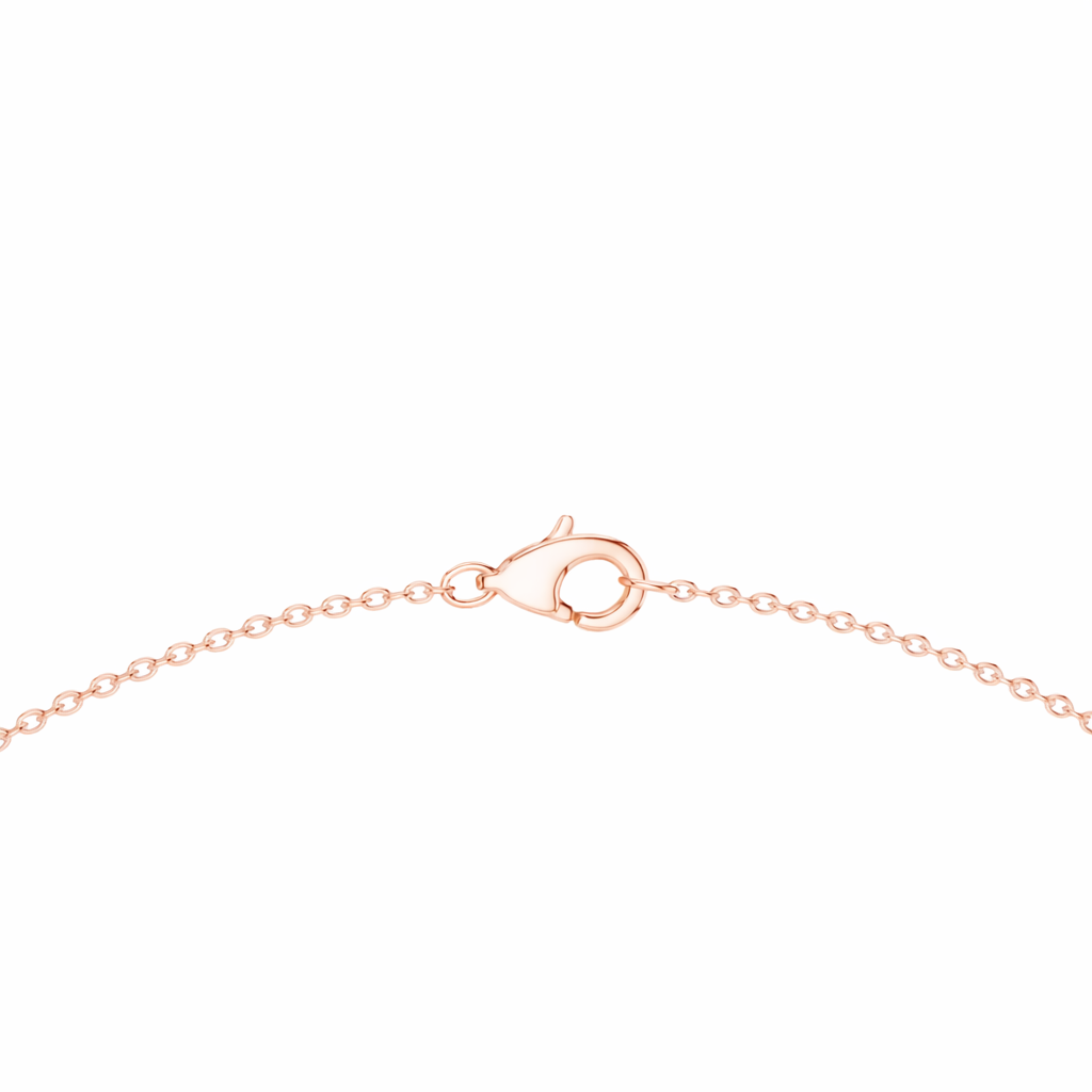 Graduated Diamond Curve Necklace For Women
