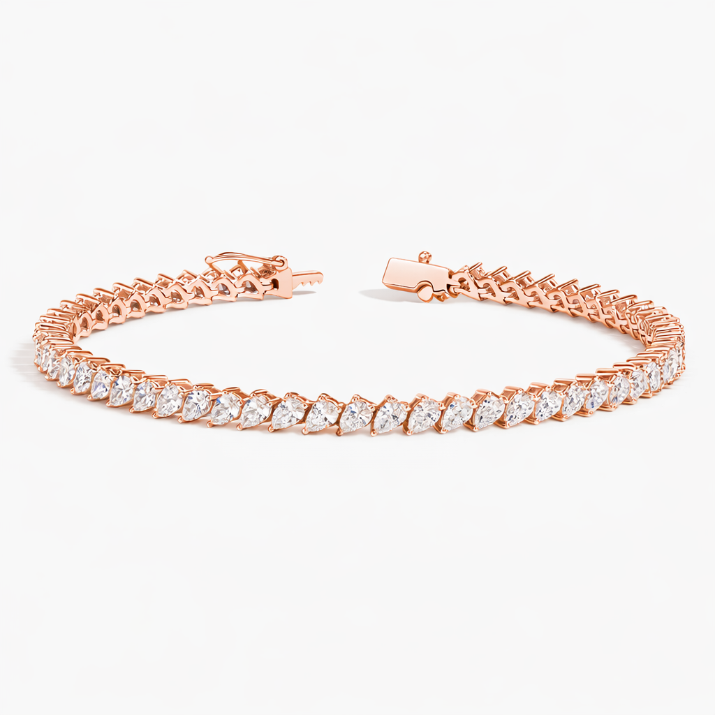 Pear Cut Diamond Tennis Bracelet Fine Jewelry