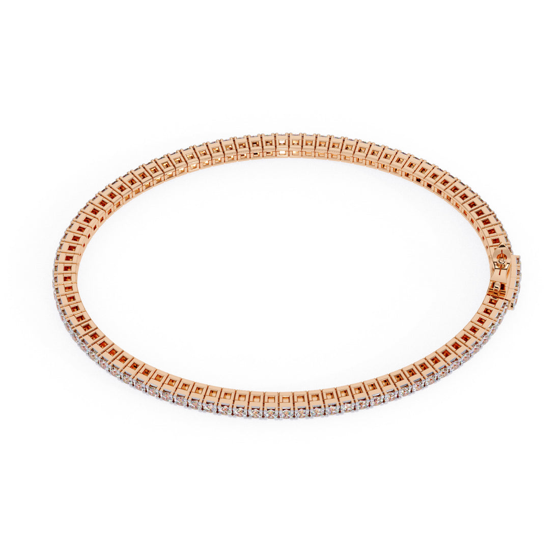 Round cut Diamond Tennis Bracelet Fine Jewelry