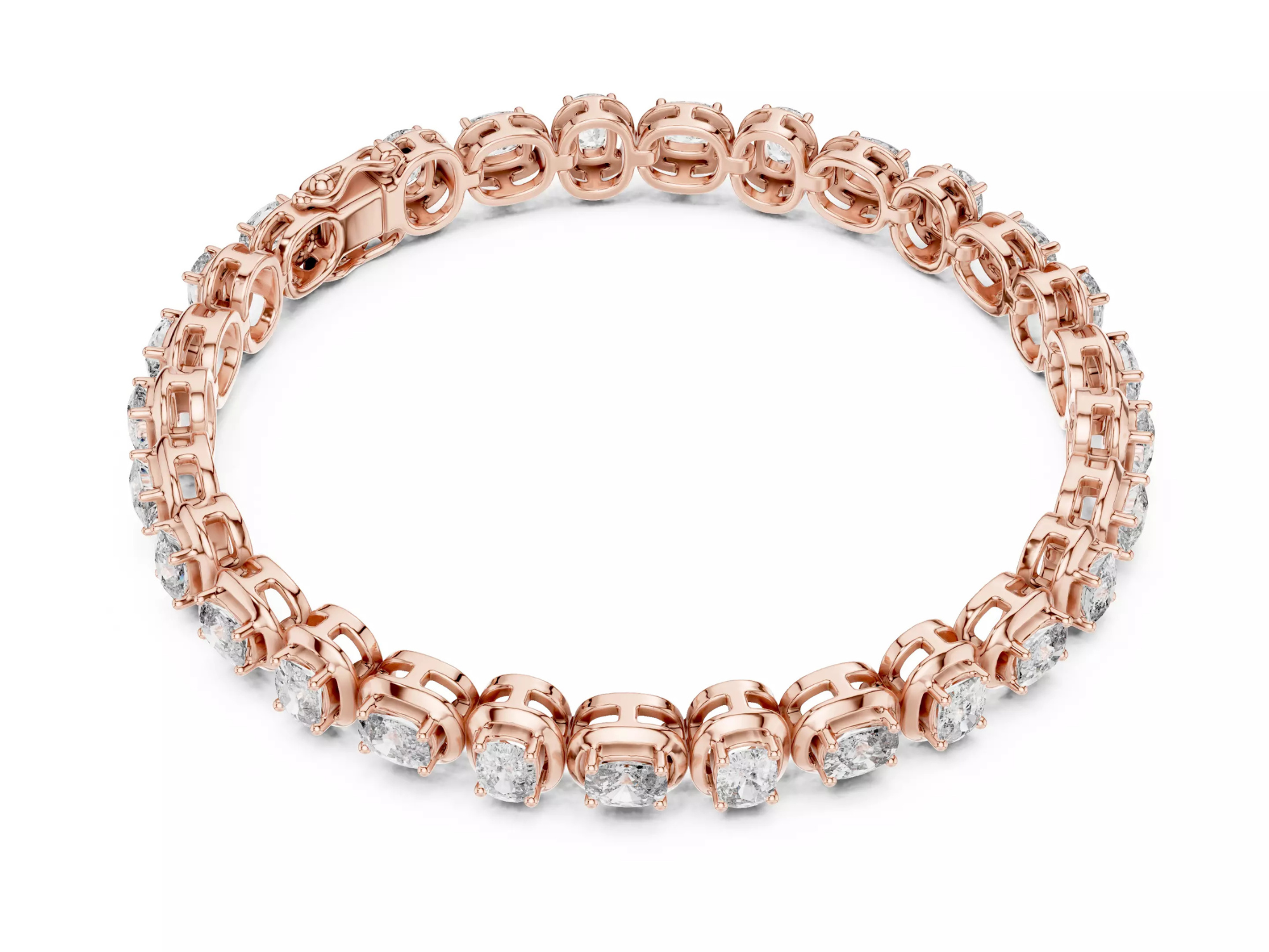 Oval Cut Diamond Tennis Bracelet Luxury Statement Jewelry