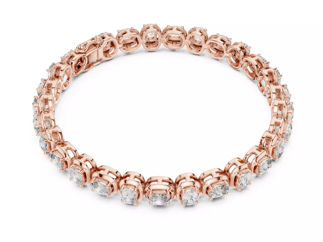 Oval Cut Diamond Tennis Bracelet Luxury Statement Jewelry