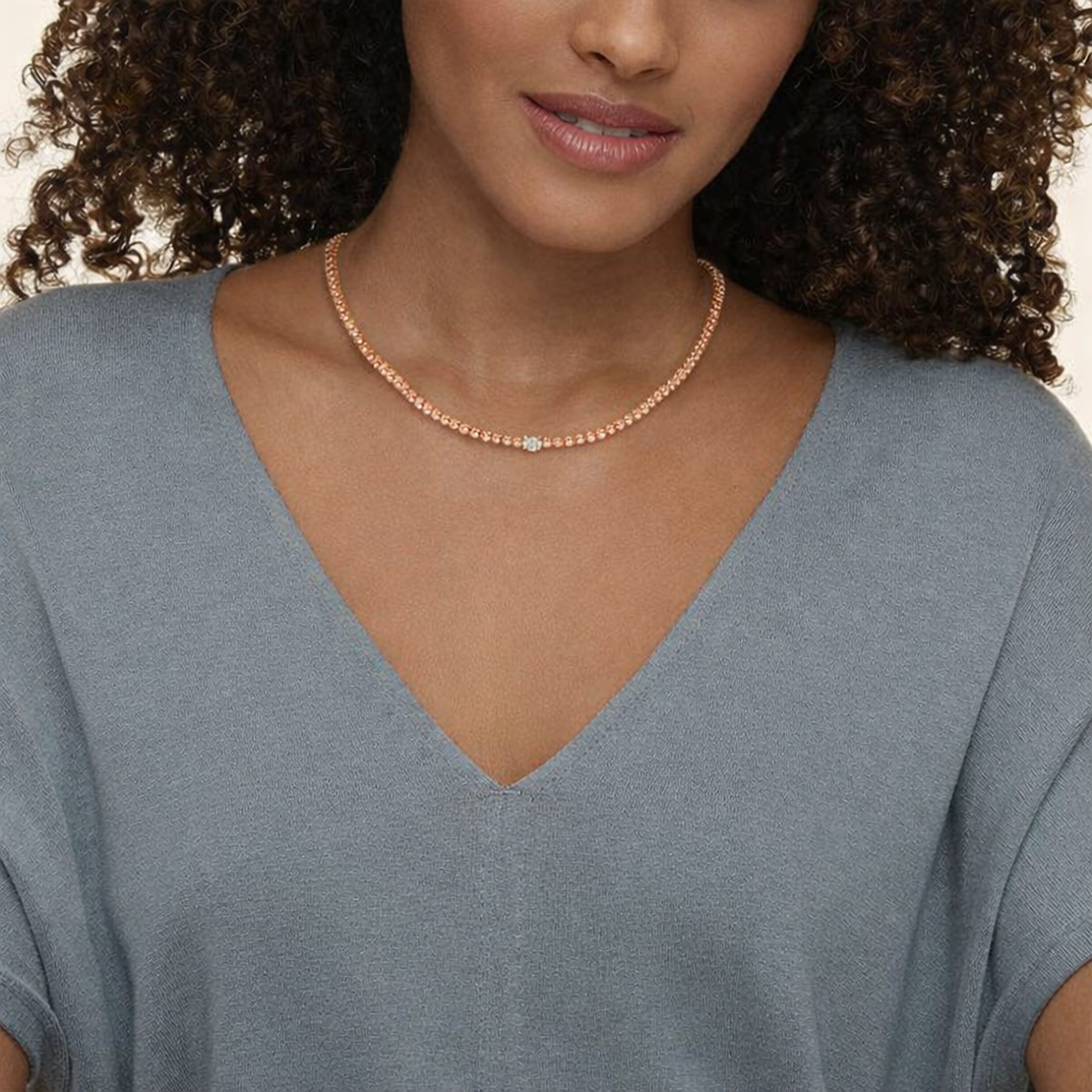 Classic Diamond Tennis Necklace for Women Timeless Luxury Jewelry