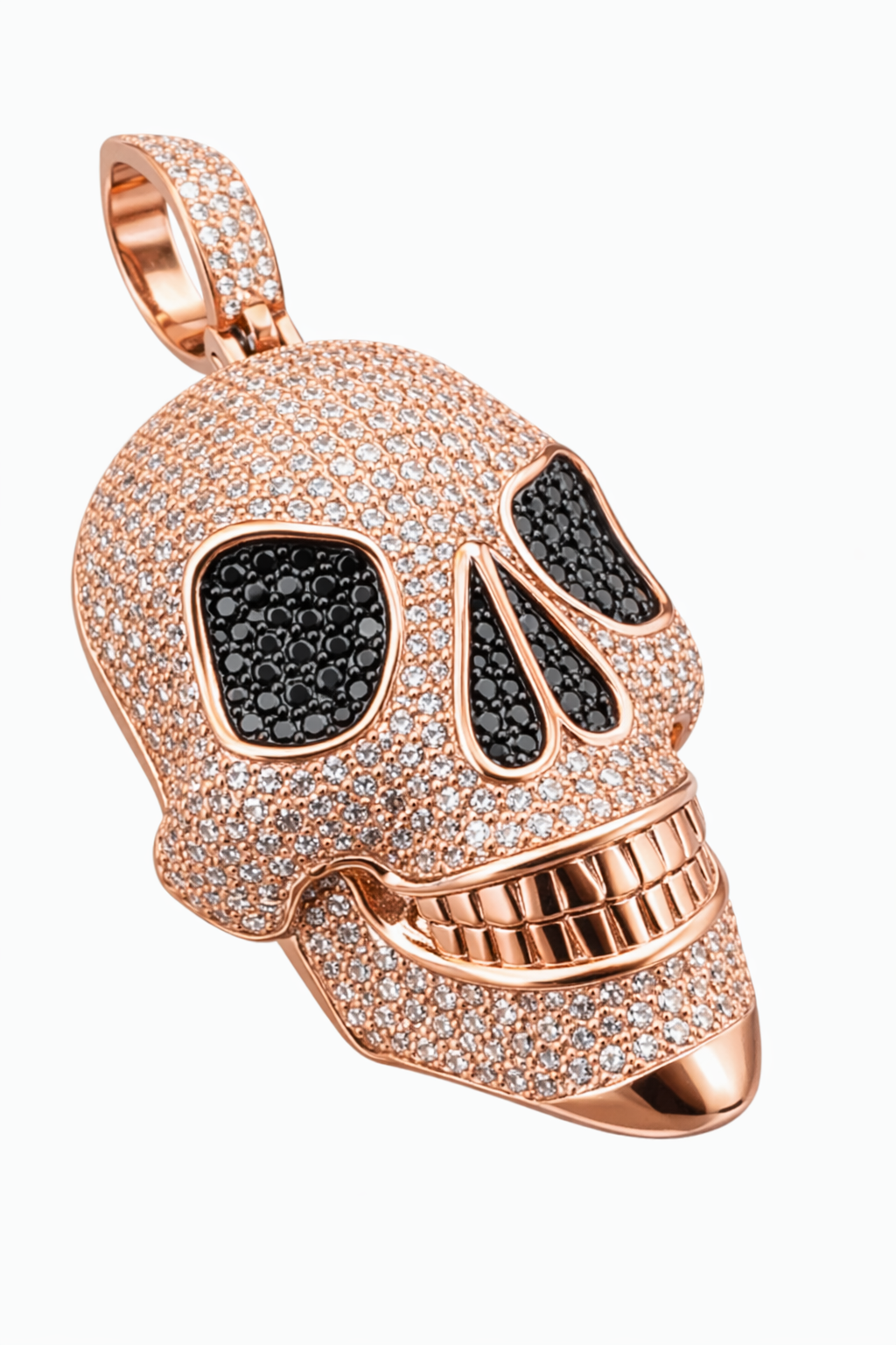 Iced out Skull Pendant Diamond Hip Hop Statement Pendant