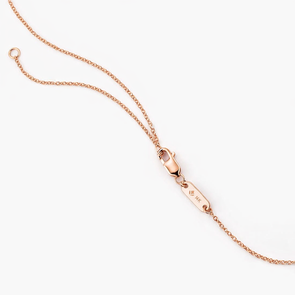 Heart Cut Bezel Set Diamond Necklace