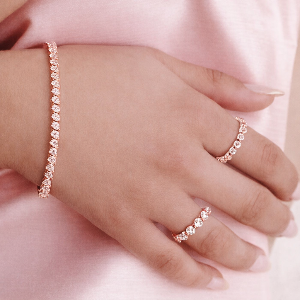 Pear Cut Diamond Tennis Bracelet Fine Jewelry