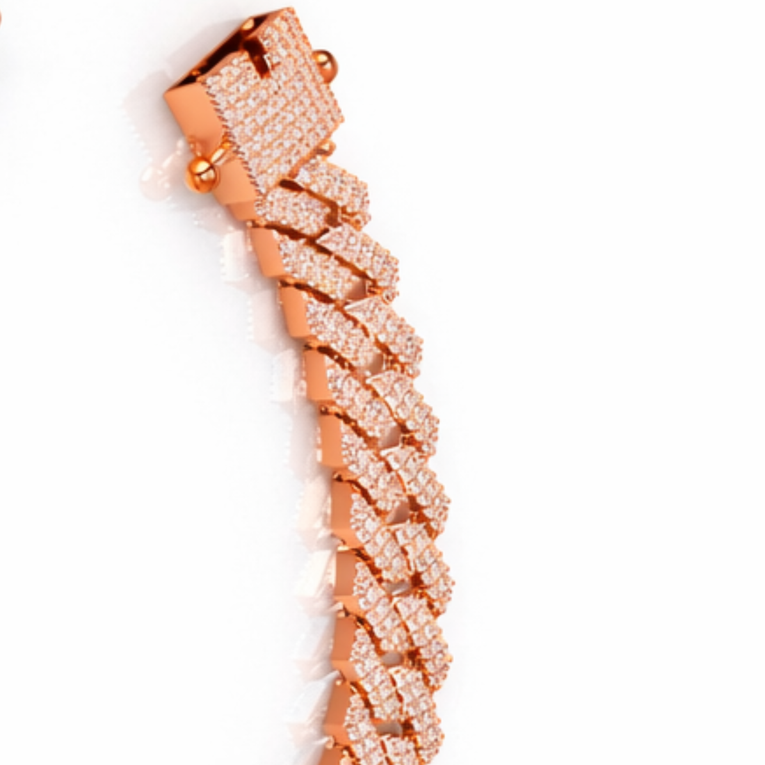Premium quality  Iced Cuban Link Bracelet Luxury Jewelry