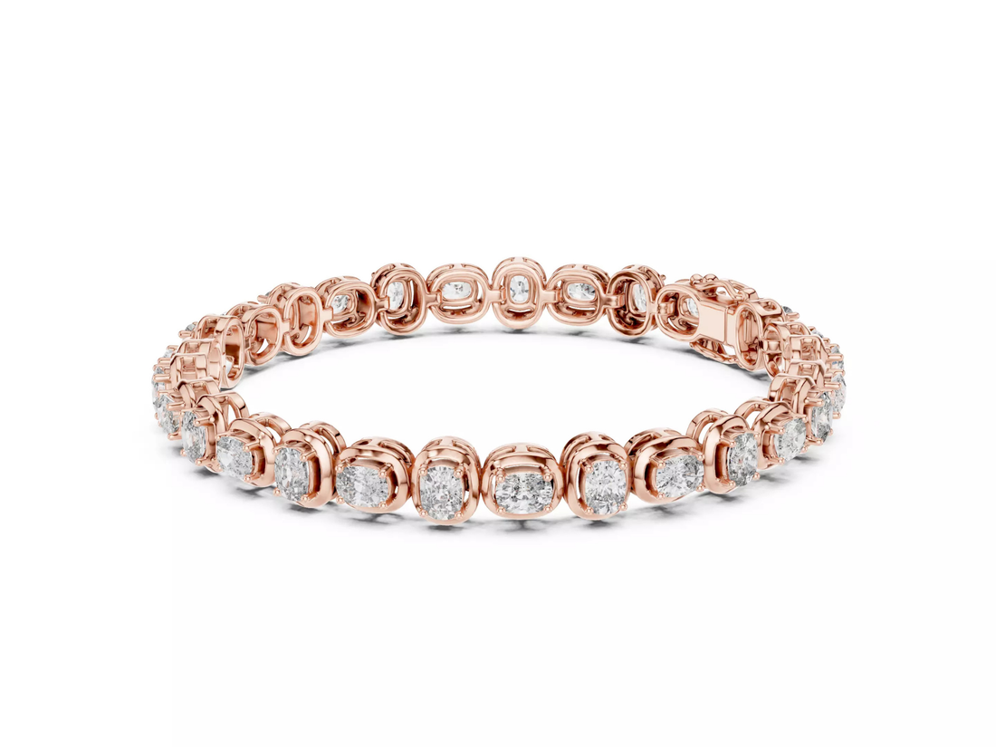 Oval Cut Diamond Tennis Bracelet Luxury Statement Jewelry
