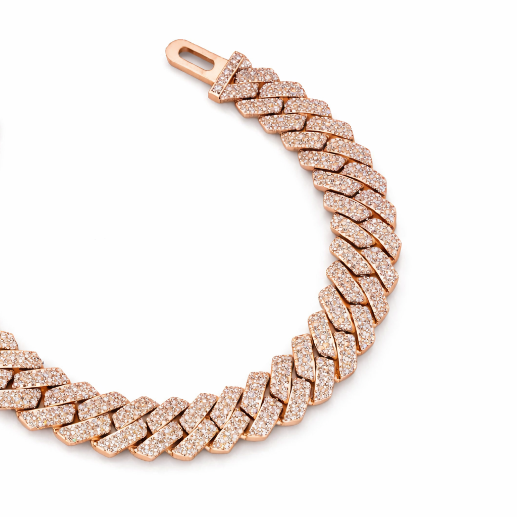Luxury Diamond Cuban Link Bracelet | Iced Out Jewelry