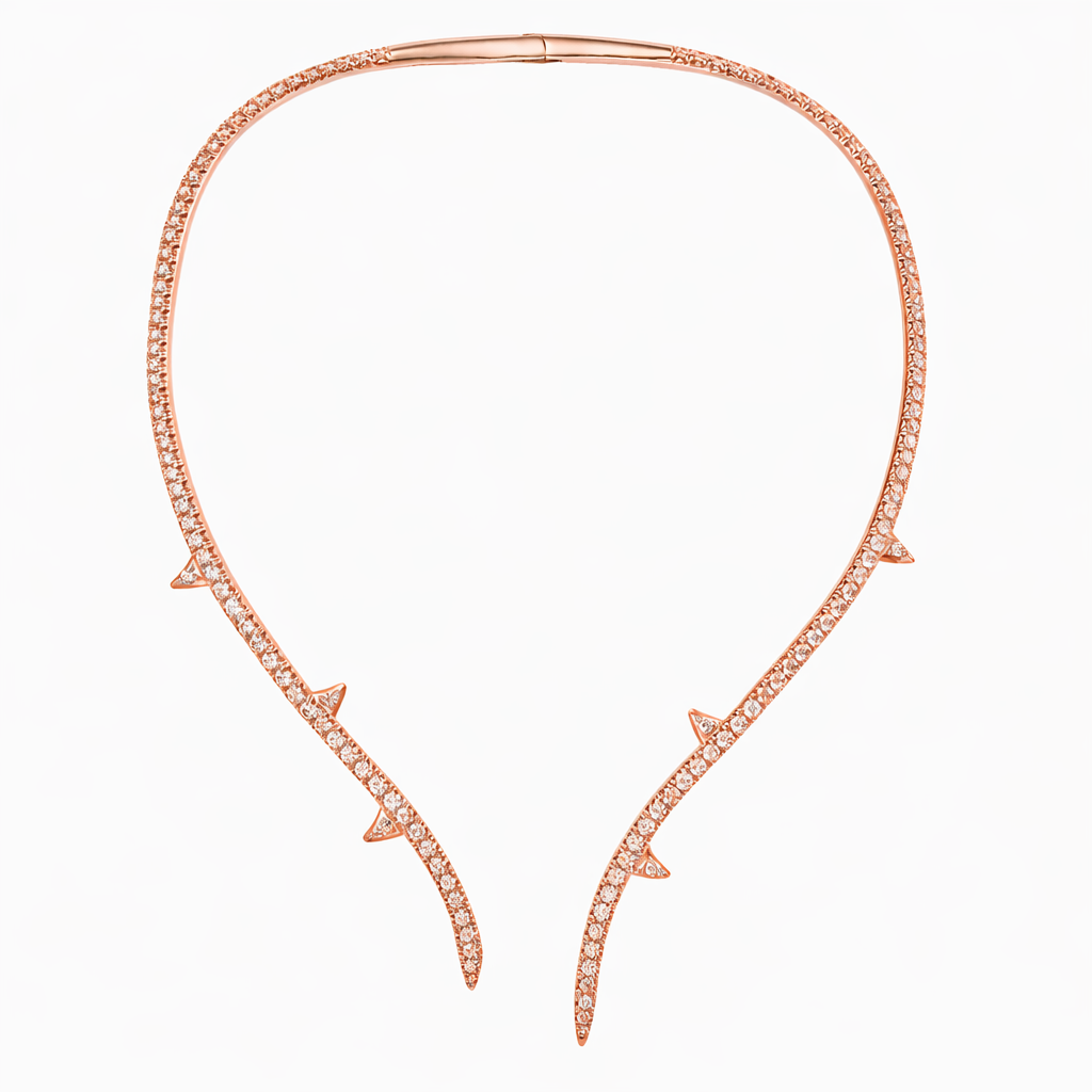 Luxury Diamond Collar Necklace Jewelry