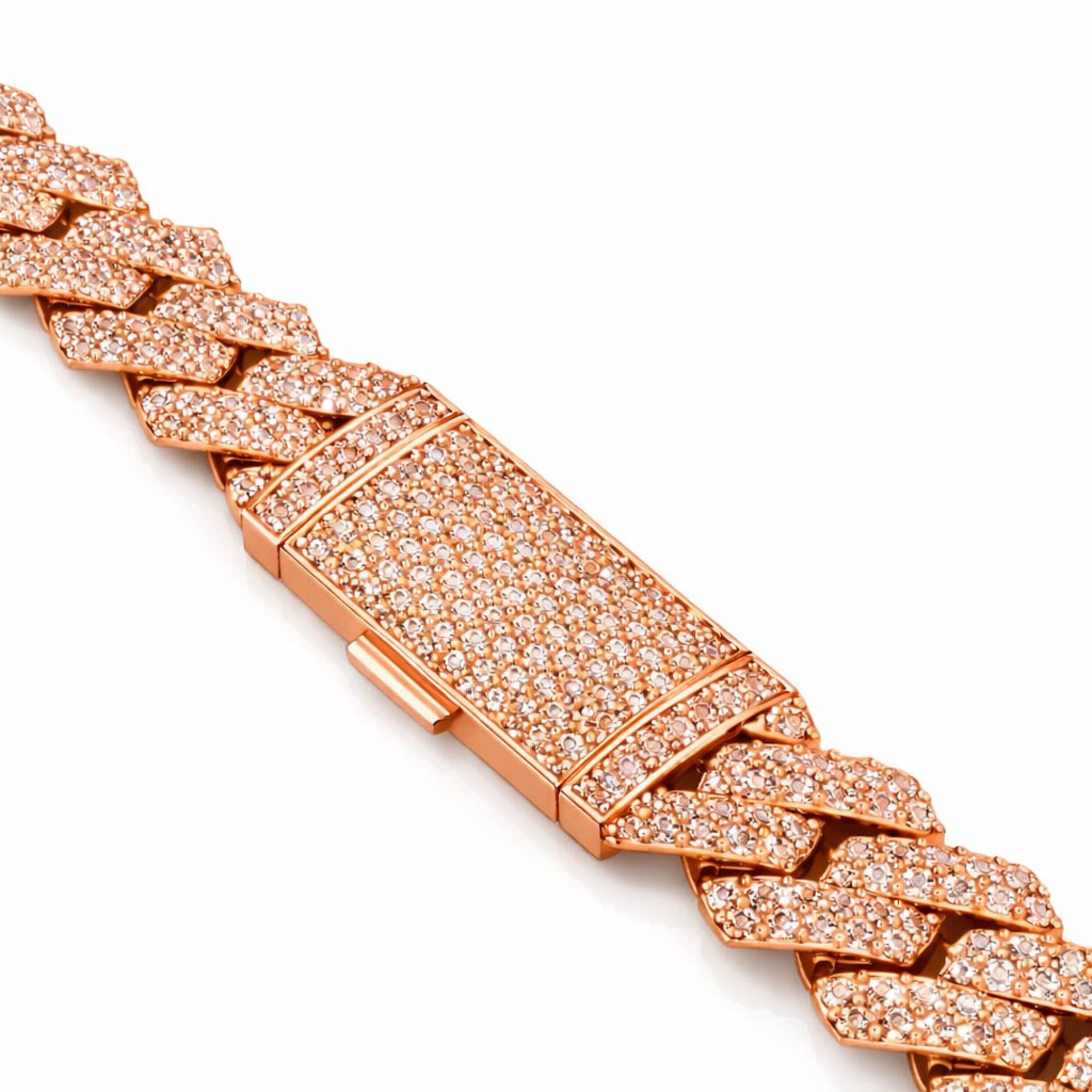 Luxury Diamond Cuban Link Bracelet | Iced Out Jewelry