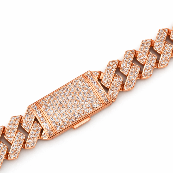 Luxury Diamond Cuban Link Bracelet | Iced Out Jewelry