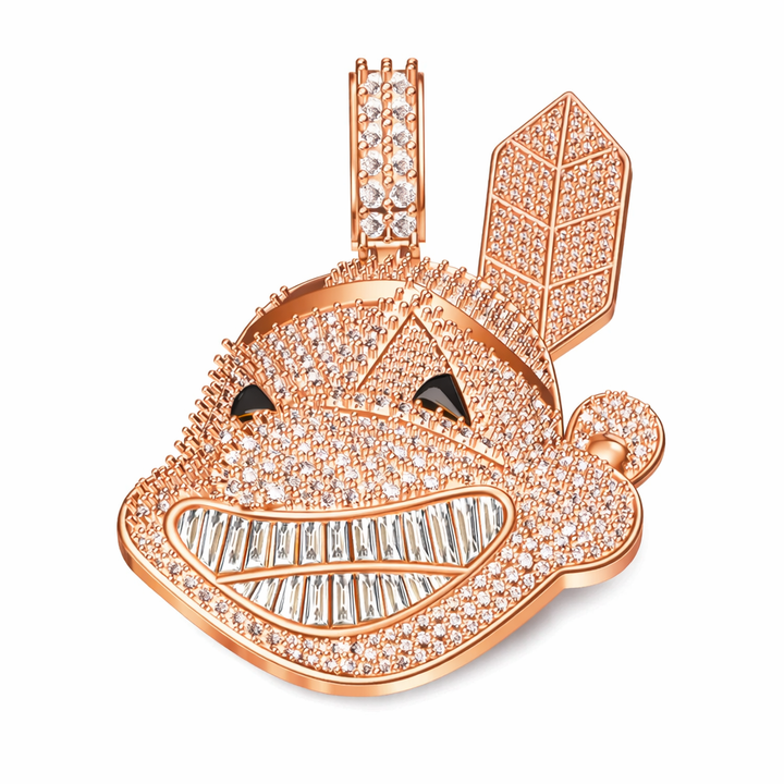 Iced Baby Shark Diamond Hip Hop Statement Pendant