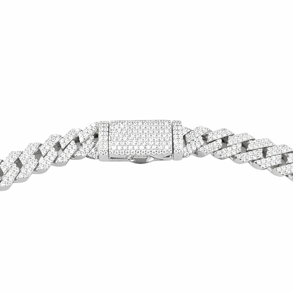 Iced Cuban Link Diamond Chain Necklace