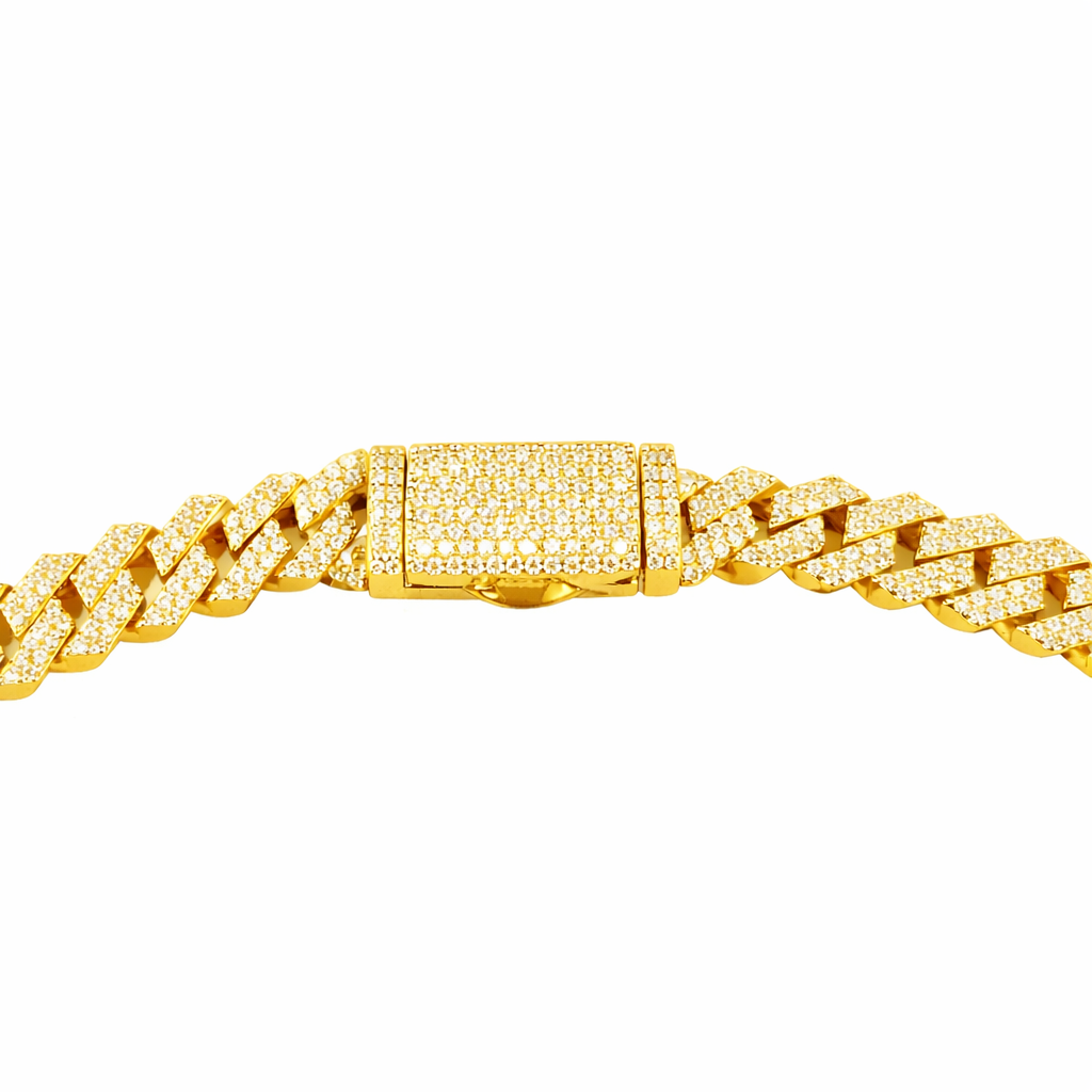 Iced Cuban Link Diamond Chain Necklace