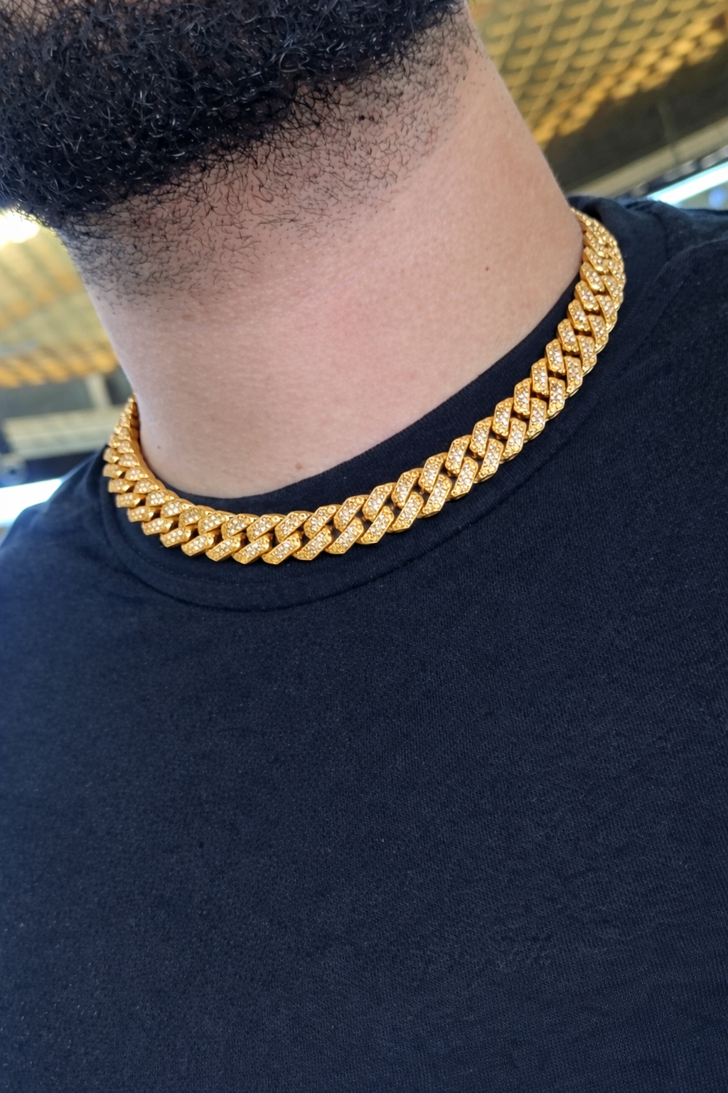Iced Cuban Link Diamond Chain Necklace