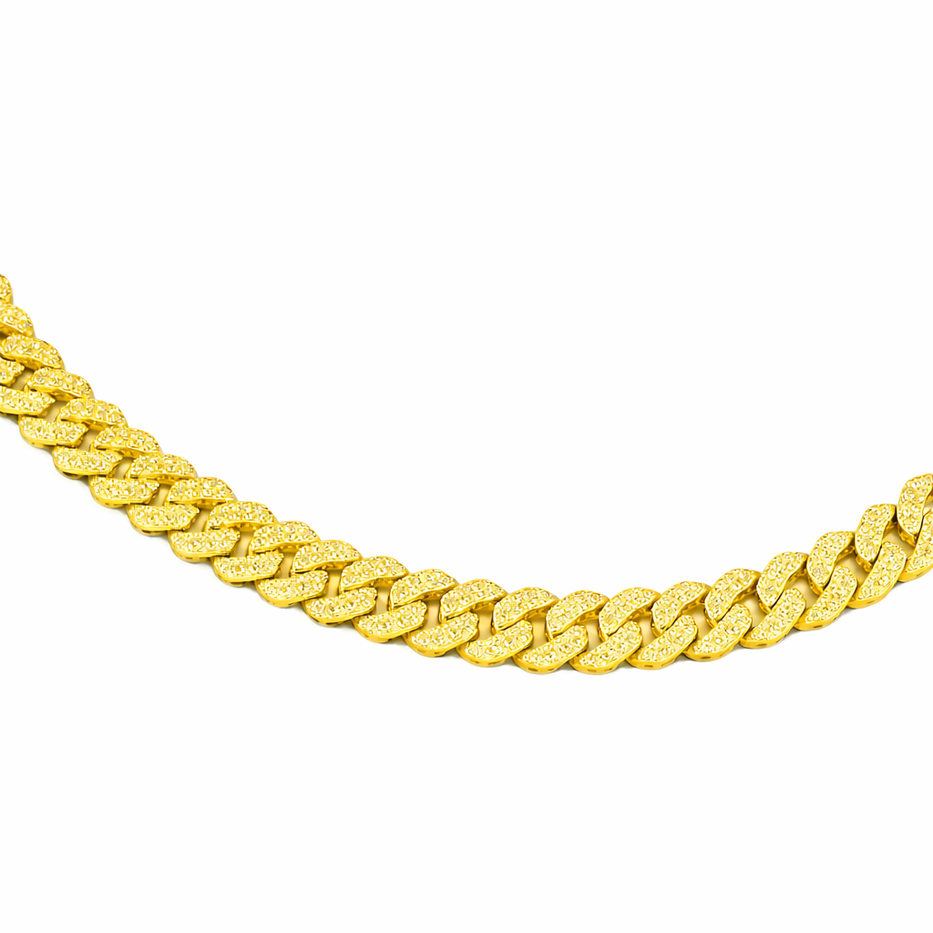 Iced Cuban Link Diamond Chain Necklace