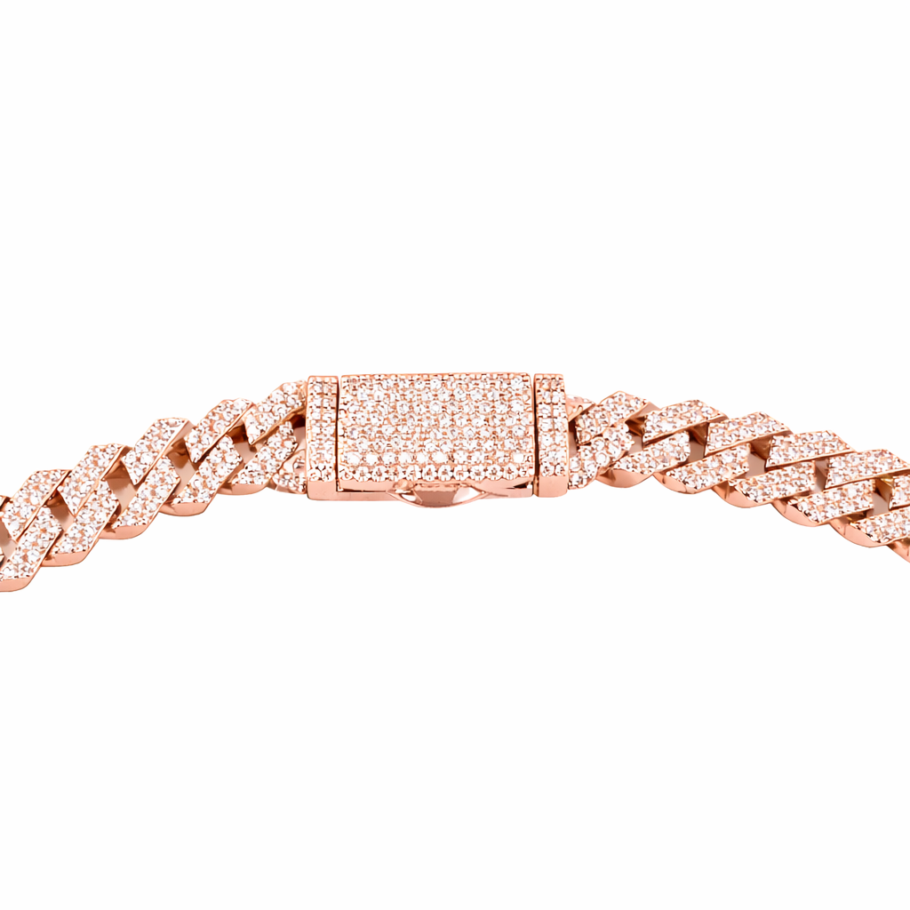 Iced Cuban Link Diamond Chain Necklace