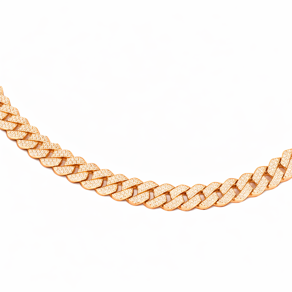 Iced Cuban Link Diamond Chain Necklace