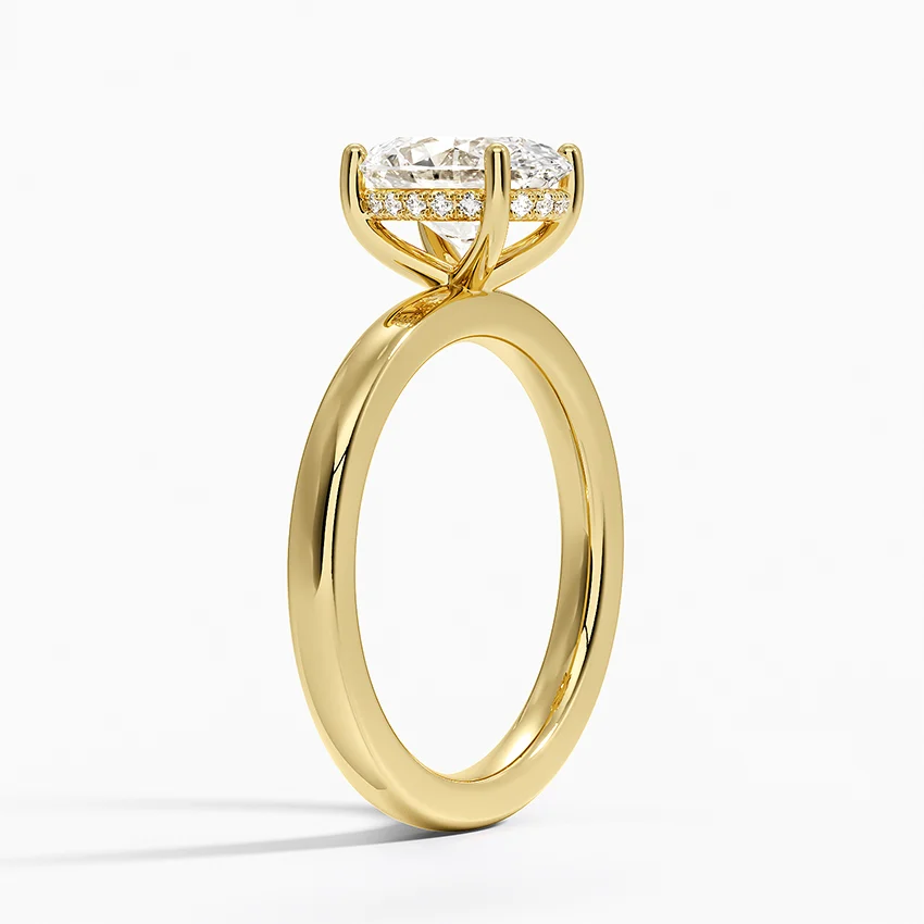 Oval Cut Diamond Solitaire Engagement Ring, Classic Minimalist Oval Ring, Promise Ring for Her