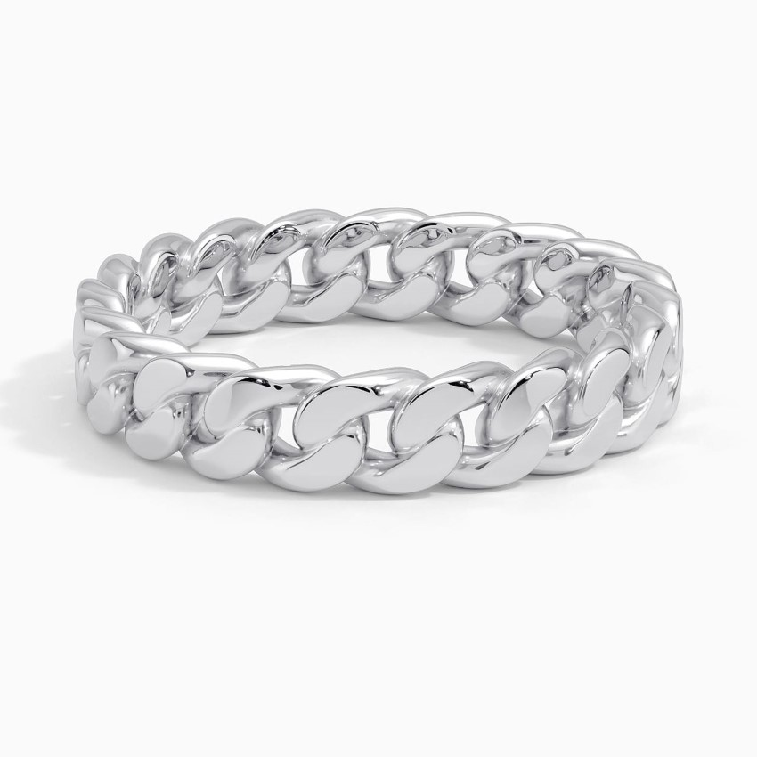 Cuban Link Chain Ring, Bold Statement Ring, Hip Hop Jewelry GiftHip Hop Jewelry Gift