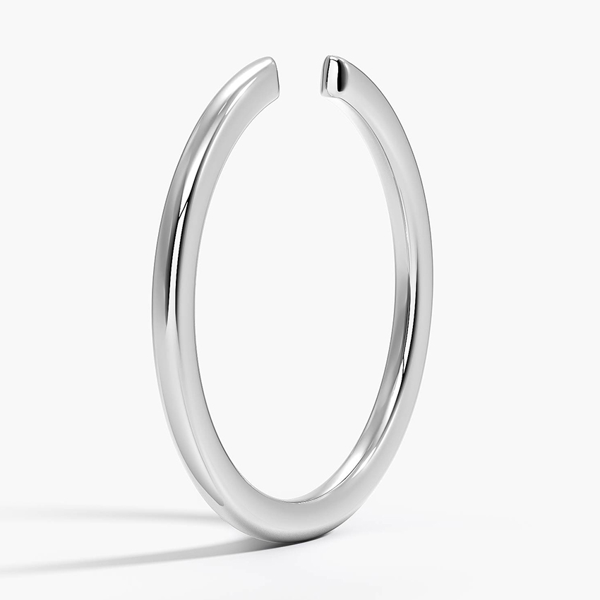 Minimalist Open Cuff Ring, Adjustable Gold Ring, Sleek Modern Ring