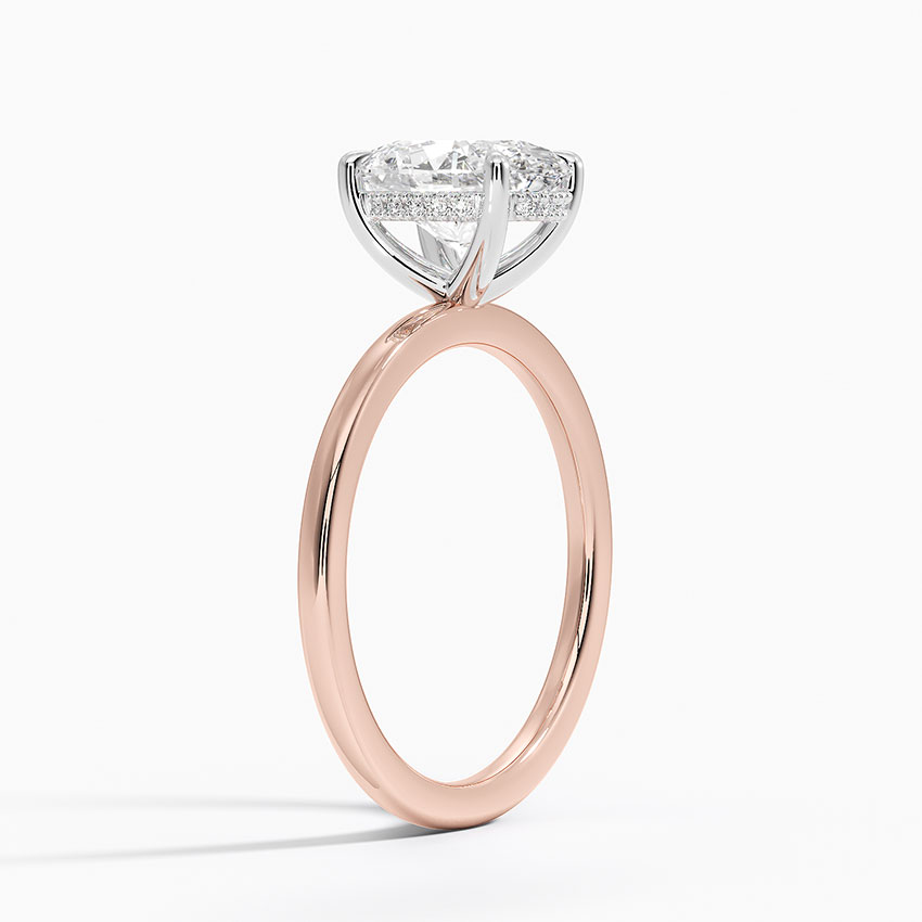 Oval Cut Solitaire Diamond Engagement Ring, Oval Cut Solitaire Diamond Engagement Ring, Minimalist Bridal Ring
