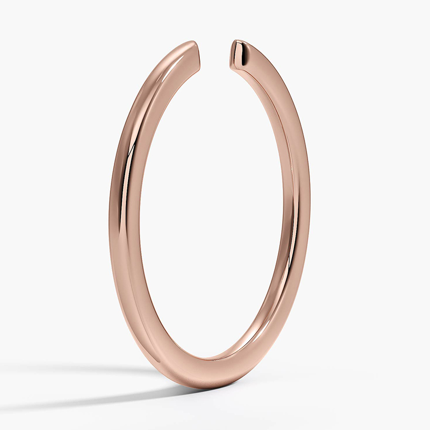 Minimalist Open Cuff Ring, Adjustable Gold Ring, Sleek Modern Ring