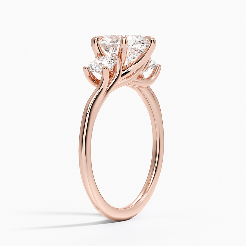 Oval Cut Diamond Three Stone Engagement Ring, 3 Stone Oval Diamond Ring, Bridal Ring