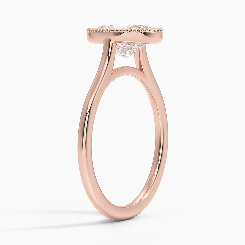 Oval Cut Diamond Halo Engagement Ring, Split Shank Ring, Bridal Ring, Gift for Her