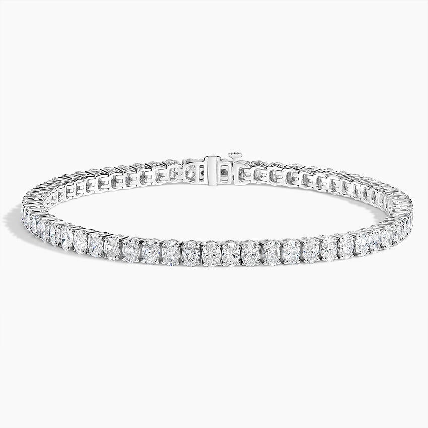Oval Cut Diamond Tennis Bracelet