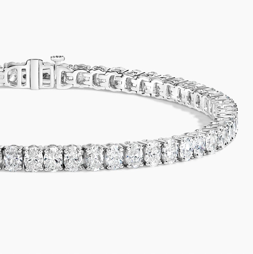Oval Cut Diamond Tennis Bracelet