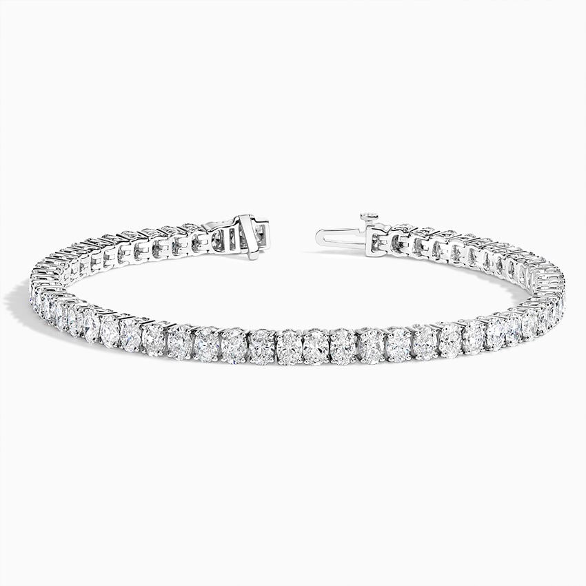 Oval Cut Diamond Tennis Bracelet