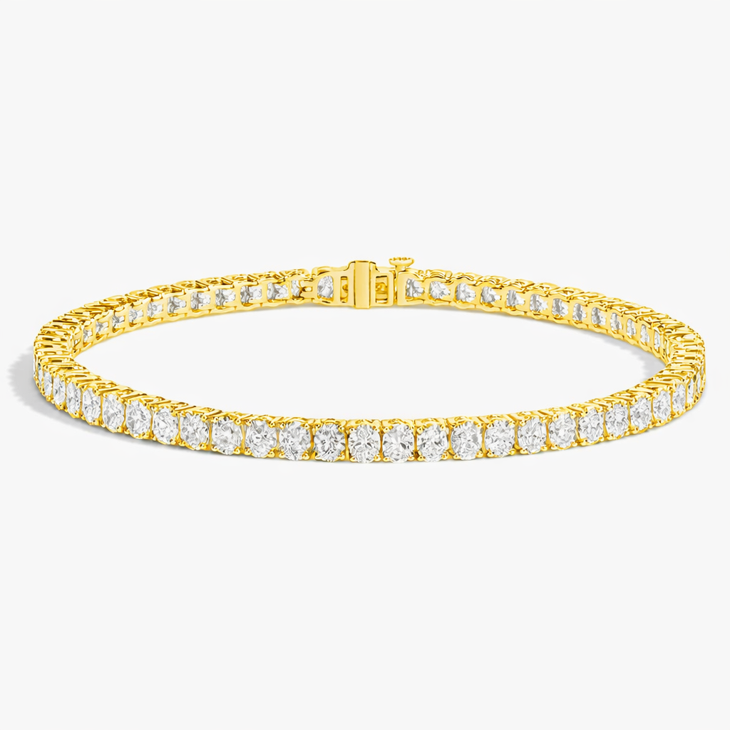 Oval Cut Diamond Tennis Bracelet