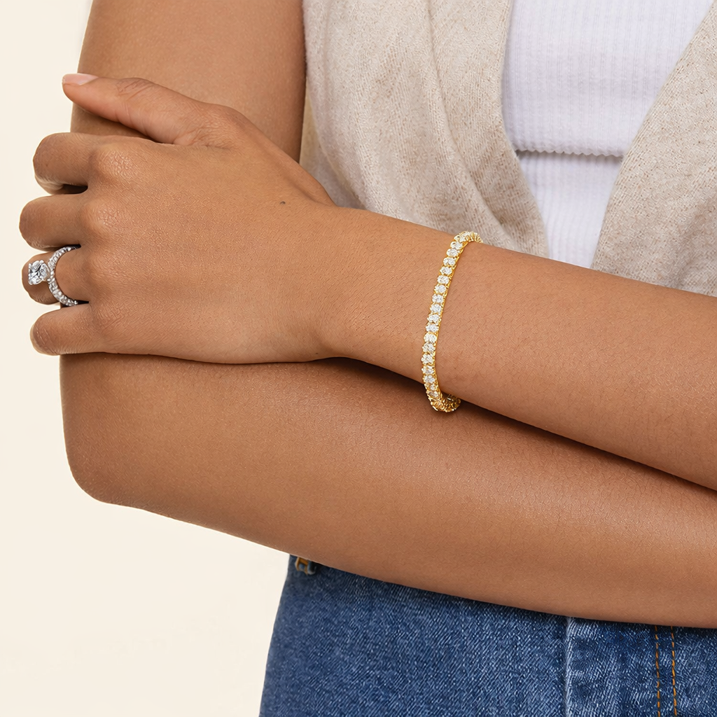 Oval Cut Diamond Tennis Bracelet
