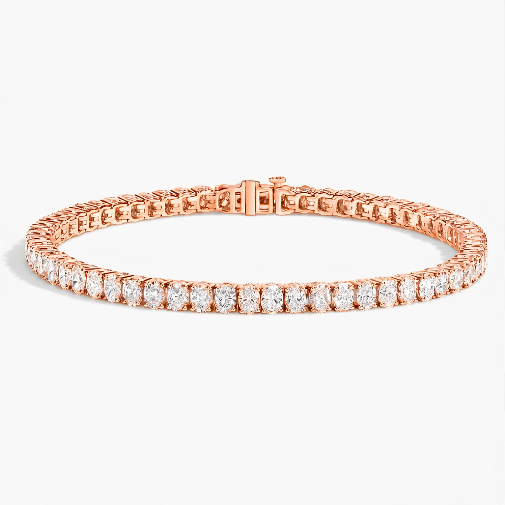 Oval Cut Diamond Tennis Bracelet