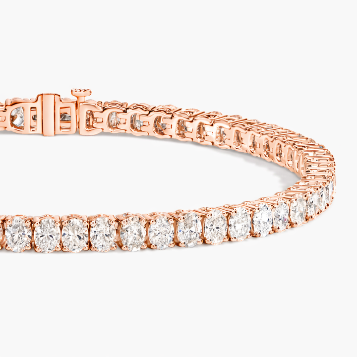 Oval Cut Diamond Tennis Bracelet