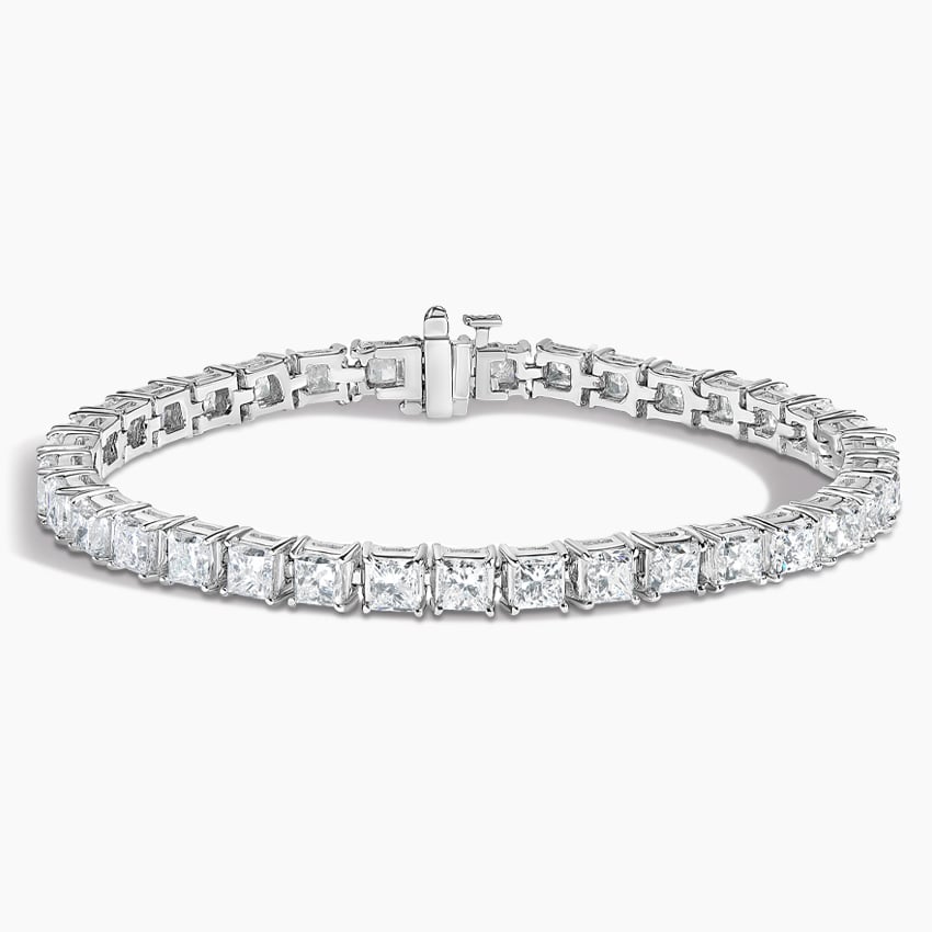 Princess Cut Diamond Tennis Bracelet