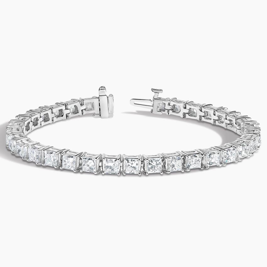 Princess Cut Diamond Tennis Bracelet