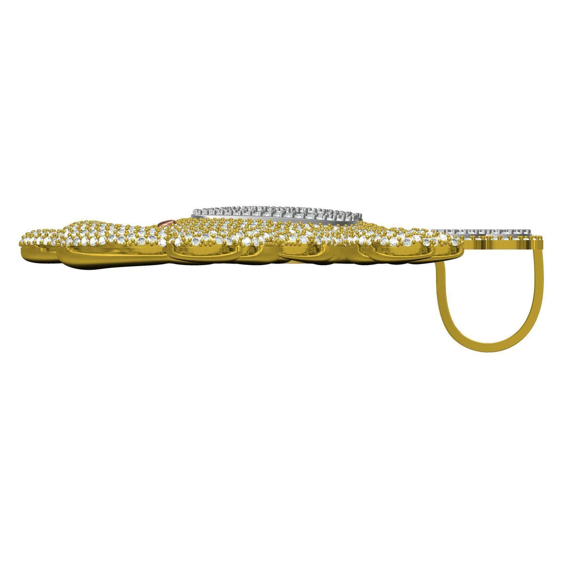 Cancer Zodiac Crab Icedout Hip Hop Pendant