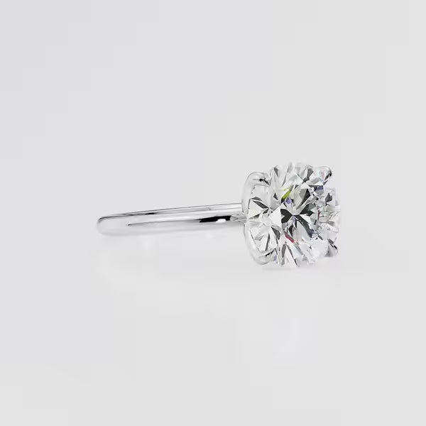 Round Cut Solitaire Ring