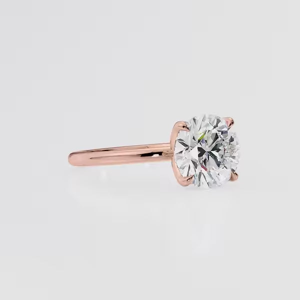 Round Cut Solitaire Ring