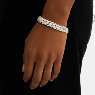 12mm Prong Cuban Bracelet