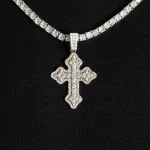Cluster Micro Cross Pendant