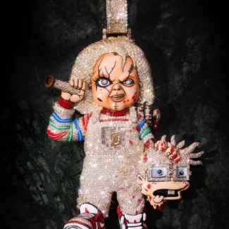 Scary Doll Hip-Hop Pendant