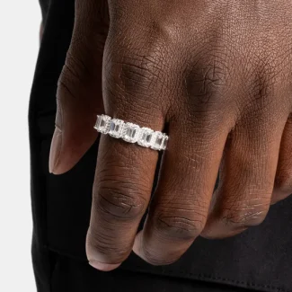 Emerald Band Ring