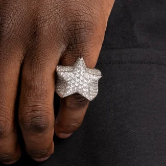 Iced Star Ring