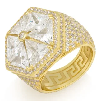 Royalty Triangle Diamond Ring
